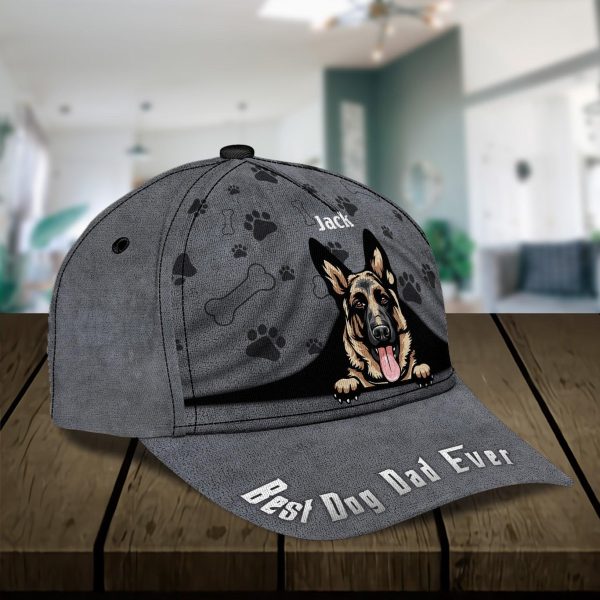 Gift For Father Dog Personalized Classic Cap, Personalized Gift for Dog Lovers, Dog Dad, Dog Mom - CP246PS11 Online Hot Sale - Image 2