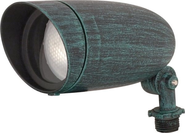 Nuvo 1-Light 7  Landscape Flood - PAR20 Flood w  Antique Verdi Finish For Cheap